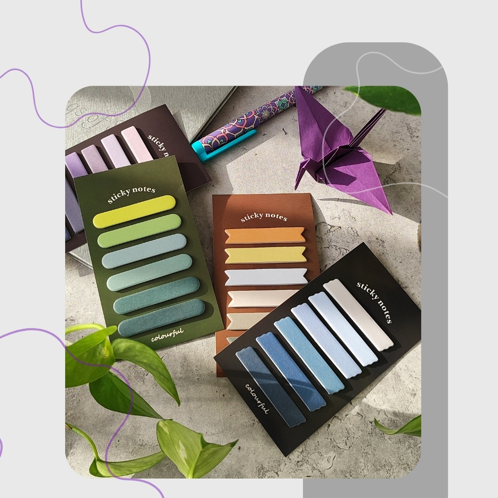 استیک نوت ایندکس طیف رنگی