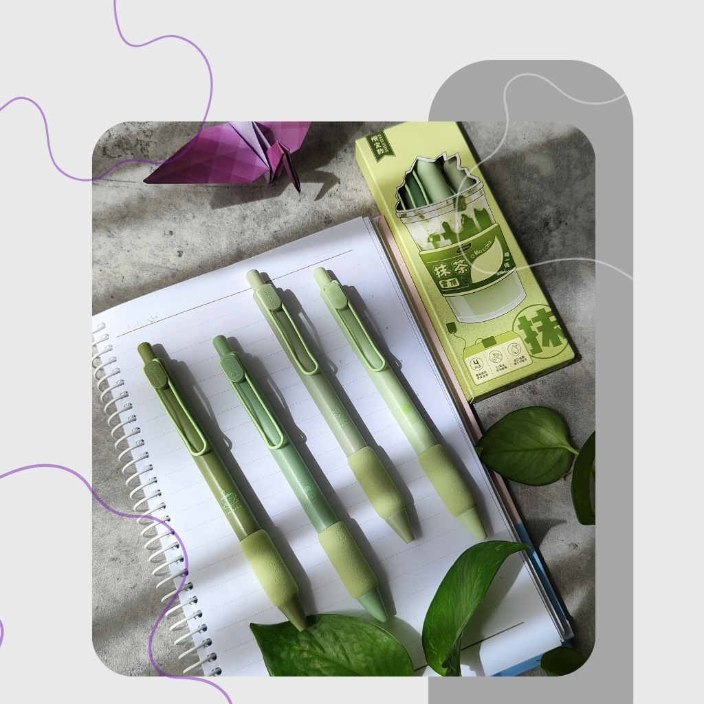 روان نویس گریپ دار فومی طرح Bobble tea