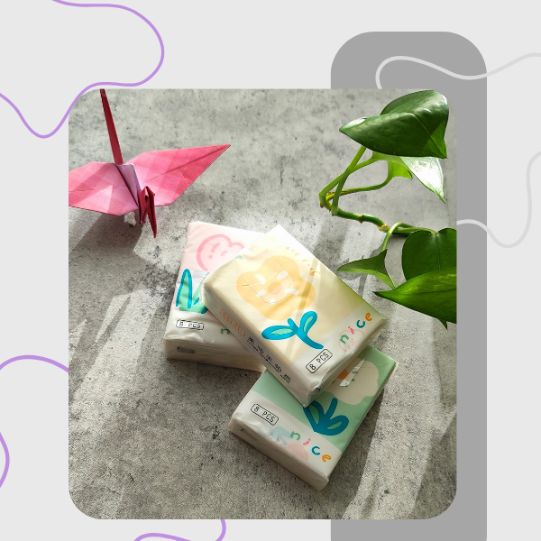 دستمال کاغذی طرح دار  جیبی طرح گل
